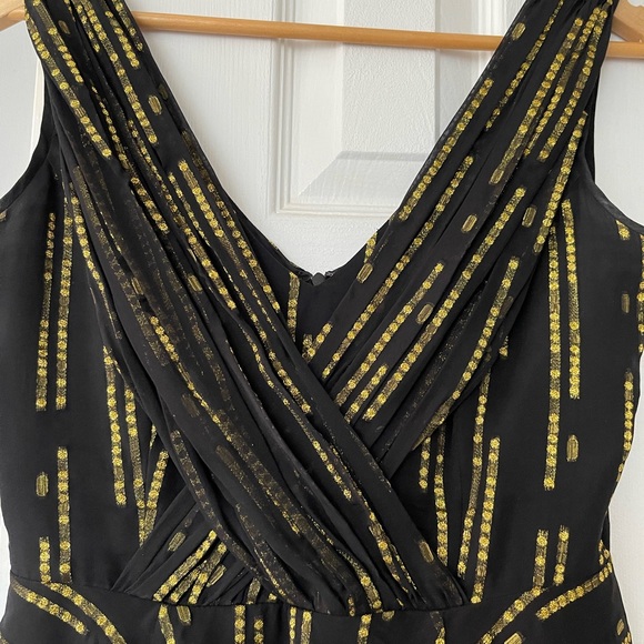 Shoshanna black and gold party dress🥂 - Picture 7 of 8